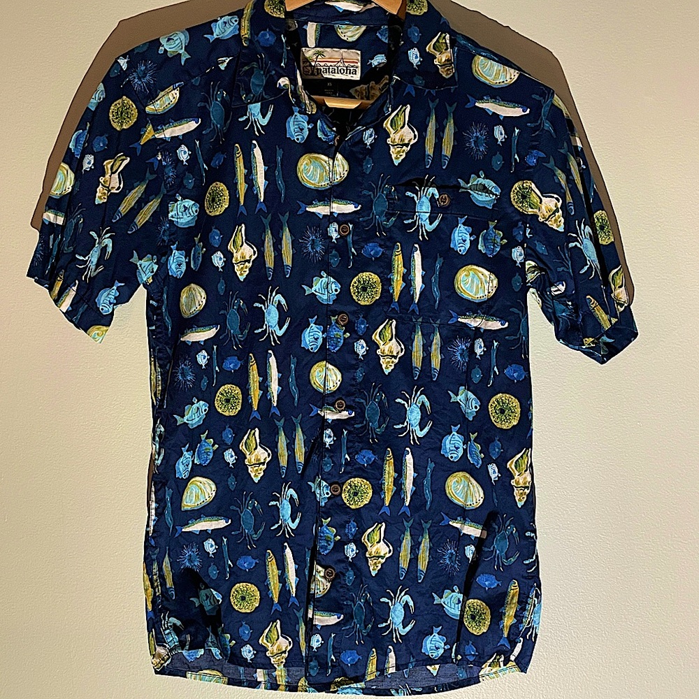 Patagonia Pataloha Malihini STY52561SP17, crab, trout  Mens XS (Unisex)